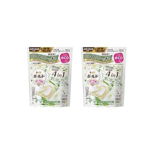 2袋セットボールド ジェルボール4D ホワイトリリー&サボンの香り