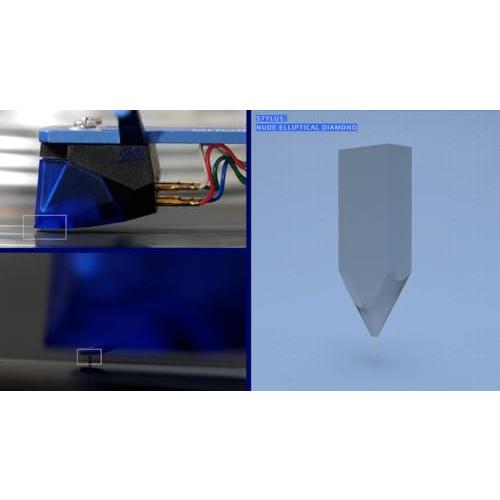 ortofon 2M Blue Premounted オルトフォン MMカートリッジ ステレオ SH-4Blackヘッドシェル取付済み 無垢楕円