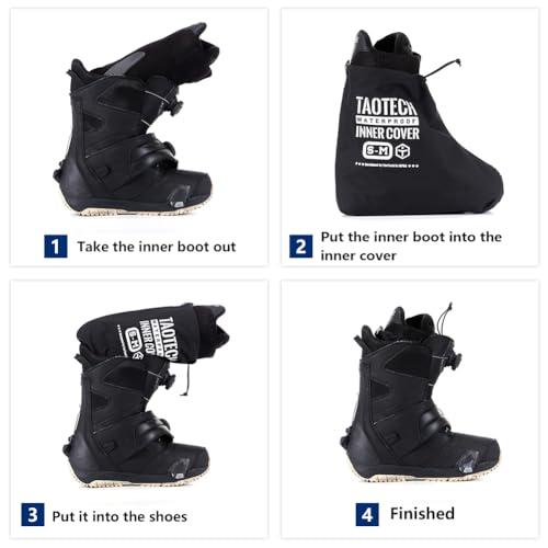 TaoTech スノーボード インナーブーツ 防水 ブーツドライソックス