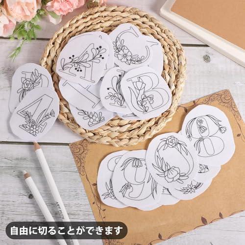 aninako 刺繍シート A4紙2枚 プリンタブル 水に溶ける刺繍シート 刺繍