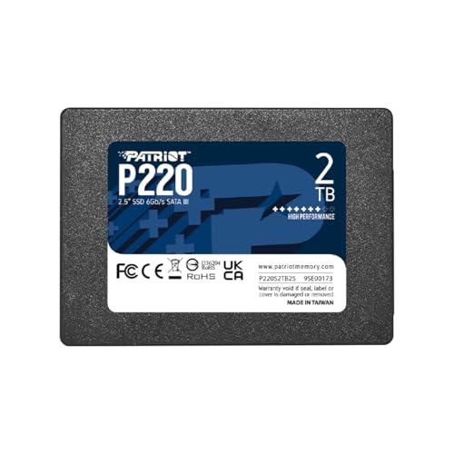 Patriot P220 2TB Internal SSD - SATA 3 2.5 Solid State Drive