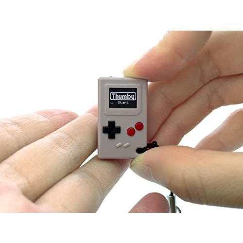 TinyCircuits Thumby グレー 小さなゲーム機 プレイ可能なプログラム