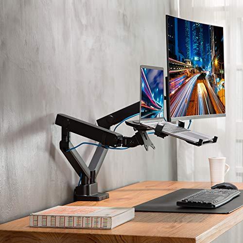 AVLT ノートパソコン アーム 17~32インチ対応 AVLT ノートパソコン アーム 17~32インチ対応 耐荷重1-8kg 多角度調節