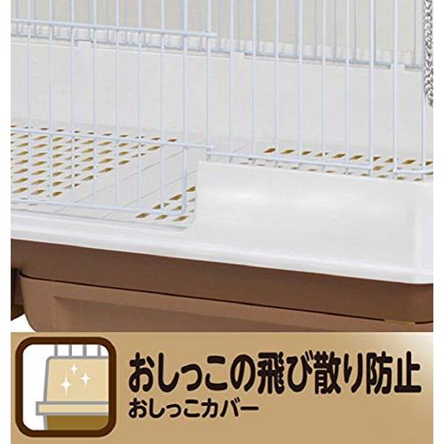 ミニマルランド うさぎのカンタンおそうじケージ ブラウン