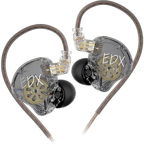 イヤホン KZ EDX Lite イヤモニ イヤホン有線 カナル型インイヤー Wired