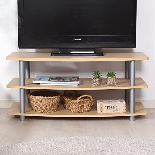 不二貿易 テレビ台 ローボード 32型 幅90×奥行40×高さ40.5cm