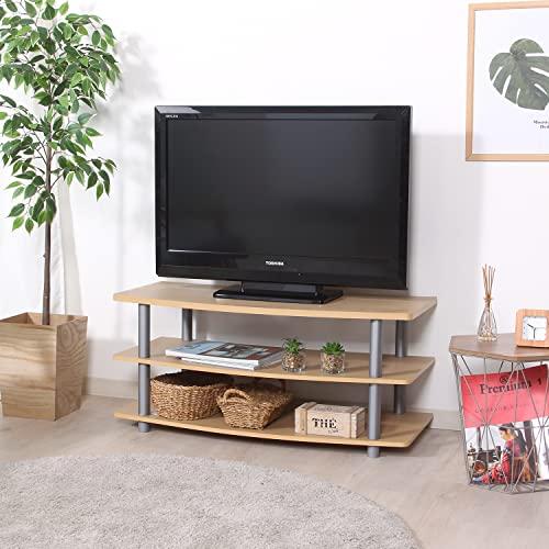 不二貿易 テレビ台 ローボード 32型 幅90×奥行40×高さ40.5cm