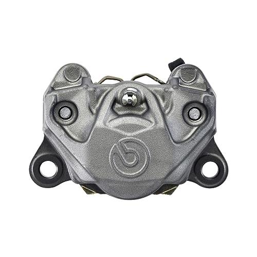 ブレンボbrembo P2-RS84 2Pキャリパー φ34 チタニウム/赤ロゴ 20.B852