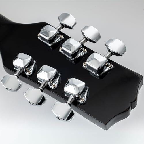 Musiclily L3+R3 ギター糸巻き ペグ カバードタイプ エレキギター