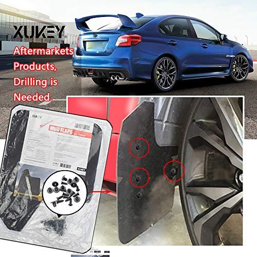 XUKEY マッドフラップ 車用マッドガード 汎用マッドフラップ 泥除け