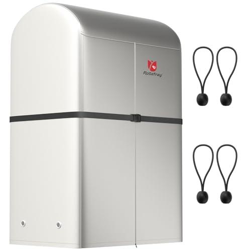 Rosefray タイヤラックカバー 420D 厚手 防水 屋外 8本 収納 保管