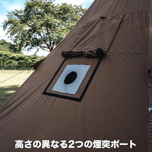 RcrCamp ワンポールテント 大型 TC ポリコットンインナー