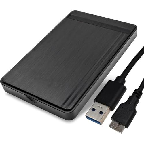 整備済み品外付けハードディスク 大容量 ポータブルHDD USB3.0 ケース