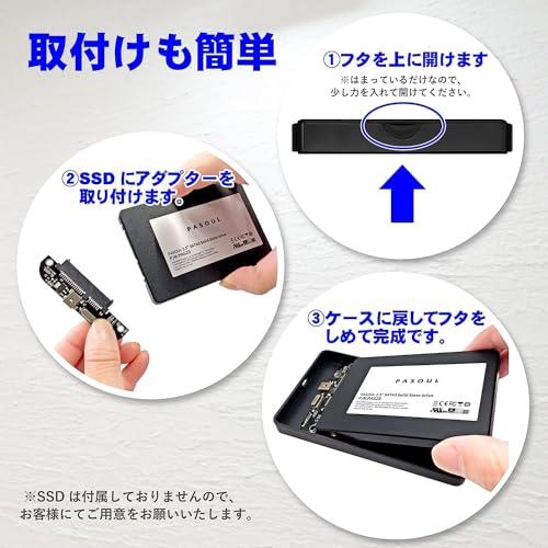 整備済み品外付けハードディスク 大容量 ポータブルHDD USB3.0 ケース