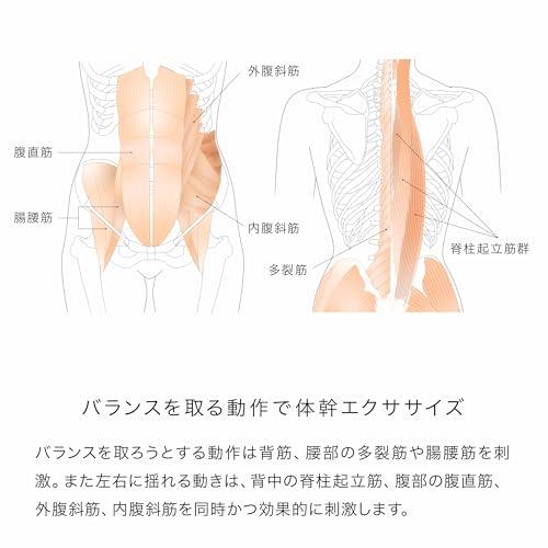アンドメディカル MALLOW Knit マロウ ニット バランスボール 椅子 バランスクッション エクササイズ 姿勢サポート オフィス デスク_5