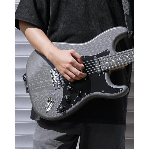 Donner エレキギター 初心者セット STタイプ SSSピックアップ 39インチ フルサイズ ミニアンプ付き 専用ケースとチューナーなどアク