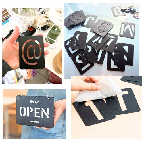 再値下げ！DIY ステンシル　英数字 Amazon.co.jp: ステンシル シート アルファベット文字 数字 1-9 A-Z 再