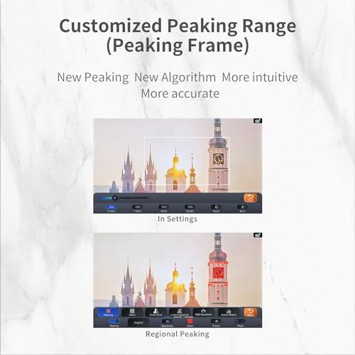 Portkeys PT6 5.2” カメラモニター 100%P3 IP耐指紋性超軽タッチスクリーン撮影モニター 3D LUT出力 フルHD192