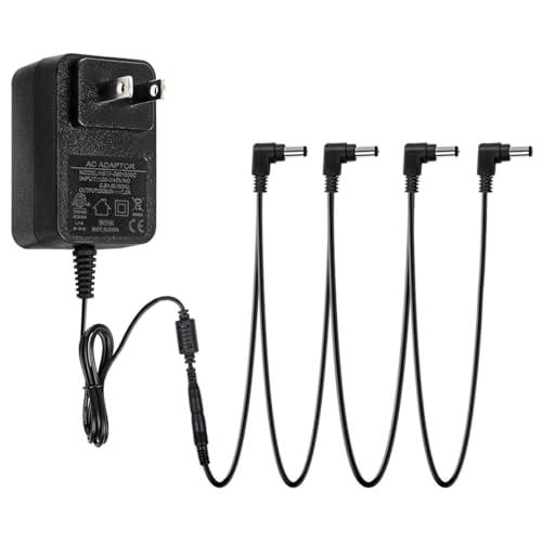 STRICH エフェクター電源 4チャンネル DC9V 1A パワーサプライ エレキ