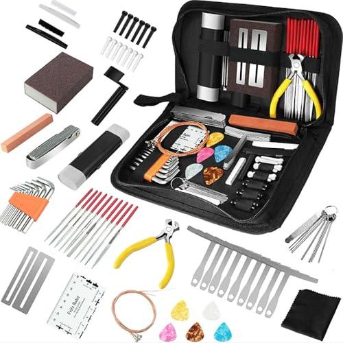 79点セット ギター メンテナンスキット 修理ツール クリーニングセット