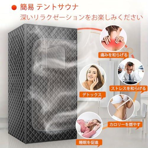 スチームサウナ 3L テント サウナ 全身 テントサウナ 1人用 家庭