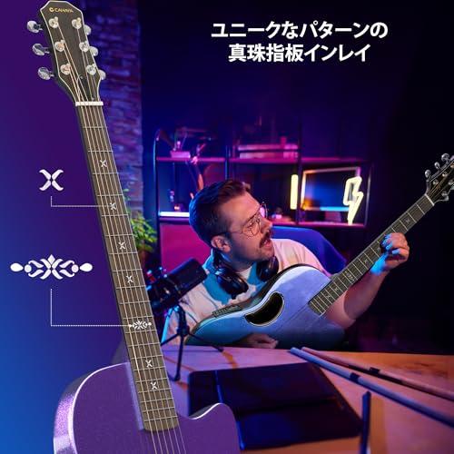 CAHAYA エレアコギター 41インチ カーボンファイバー ギター未使用美品 CAHAYA アコースティック エレアコギター 41インチ カーボンファイバー