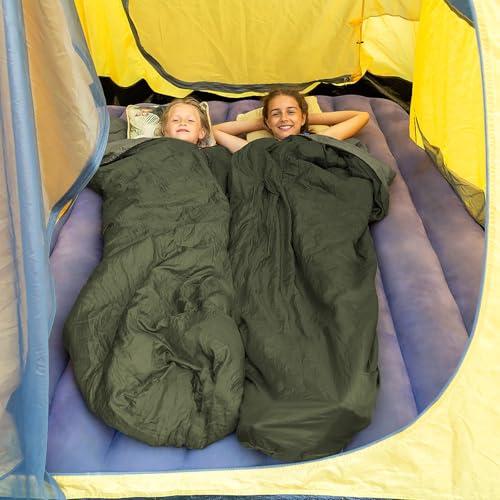 Mapleaf 寝袋 シュラフ 封筒型 連結可能 超軽量 コンパクト キャンプ