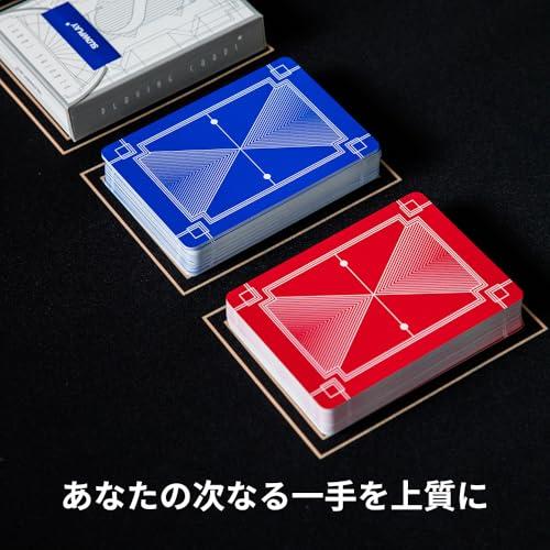 SLOWPLAYトランプ プラスチック100% 2デッキ ジャンボインデックス