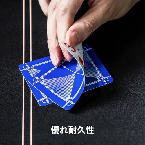 SLOWPLAYトランプ プラスチック100% 2デッキ ジャンボインデックス