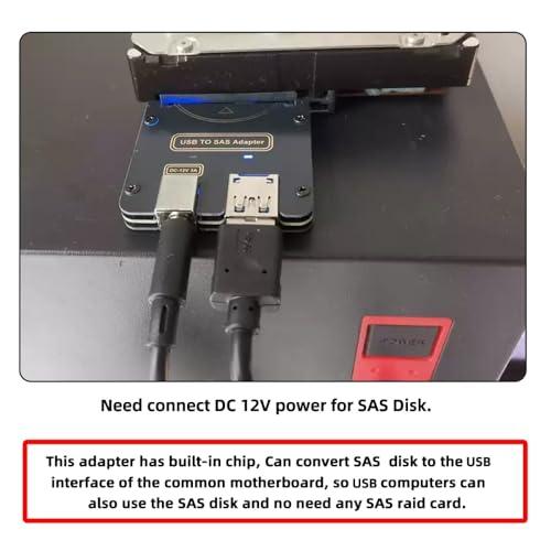 Xiwai SFF-8482 SAS 29ピン - 5Gbps USB 3.0ハードディスクドライブ