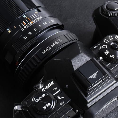 K&F Concept マウントアダプター M42-M4/3 M42マウントレンズ マイクロ