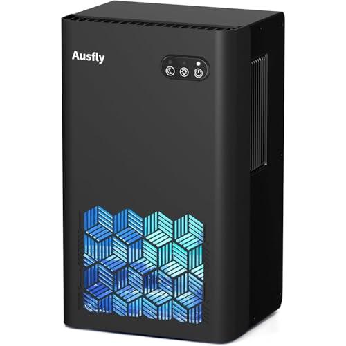 Ausfly 除湿機 小型 強力除湿 除湿器 2L大容量 約15畳対応 除湿量最大