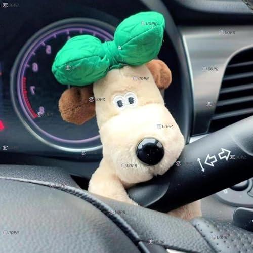 面白い犬のぬいぐるみ車のワイパーシフトハンドル装飾人形、プレミアム