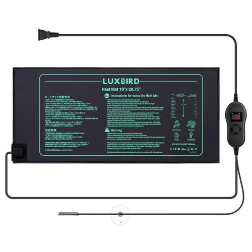 Luxbird ヒートマット サーモスタット付き 園芸発芽マット 30 Watt