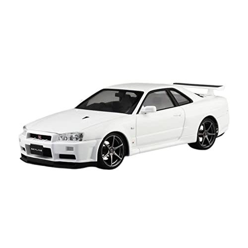 1/24 アオシマ プリペイントモデル R34 GT-R 10台セット The quality of the Aoshima R34 Skyline GT-R's unpainted build is