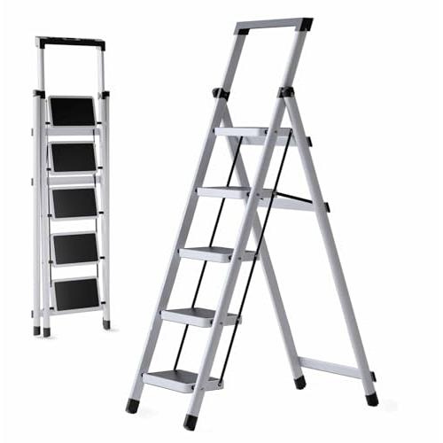 ANDWINT 脚立 5段 踏み台 折り畳み ステップ台 耐荷重150KG 多機能