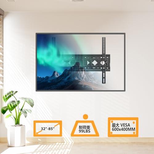 JXMTSPW テレビ壁掛け金具 両方の腕 32-85インチ LCD LED 液晶モニター