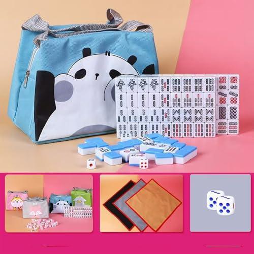 麻雀牌 麻雀セット 144枚 収納バッグ付き 麻雀マット付き 超軽量 麻雀