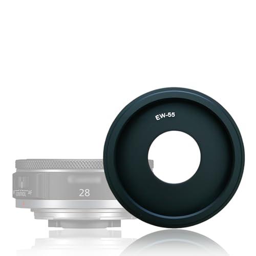 Canon RF 28mm F2.8 STM レンズ フード付き Canon RF 28mm F2.8 レンズへのフード取付lシューカバー・カメラ用品
