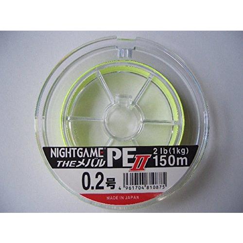 ユニチカUNITIKA ライン ナイトゲーム ザ メバルPE II150m 0.2号