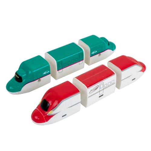 ごごごご③ マルカMaruka つなげてあそぼう 新幹線の連結セット はやぶさ&こまち