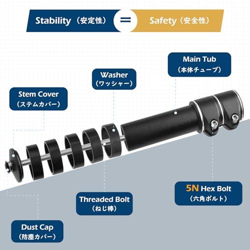 TRIWONDER トリワンダー 自転車ステムライザー ハンドルバー