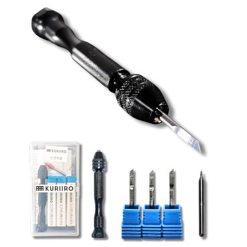 kuriiro］ スジボリ タガネ 筋彫り 精密 ケガキ針 ピンバイス フル