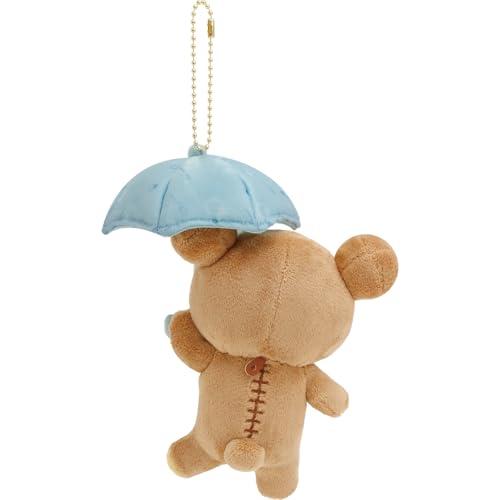 【ゆうゆう】リラックマ　友の会　スペシャルぬいぐるみ　傘 サンエックスSan-X 「雨のち晴れのリラックマ」 ぶらさげぬいぐるみ