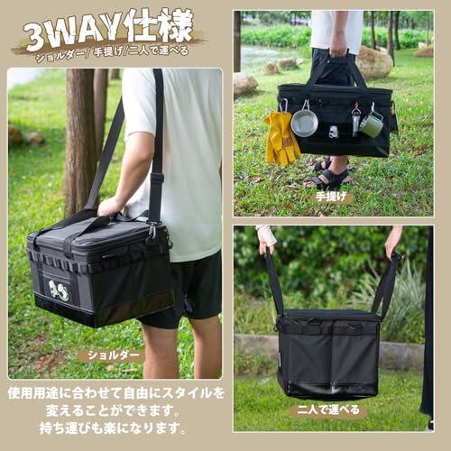 収納ボックス AVOFOREST アウトドアバッグ キャンプ コンテナ 32L/62L