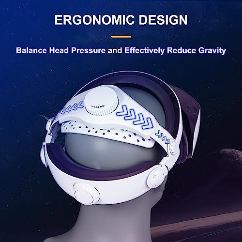 DEVASO Playstation VR2用の調節可能なヘッドストラップ、 軽量