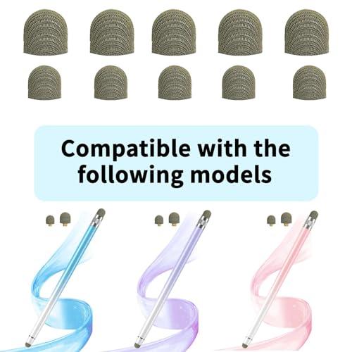 交換用ファイバーメッシュチップ スタイラスペン用 - 10ピース