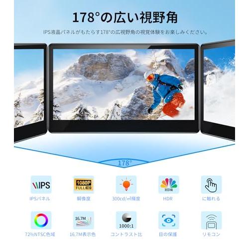 Mayfee モバイルモニター タッチパネル 15.6 インチ、FHD 1920×1080