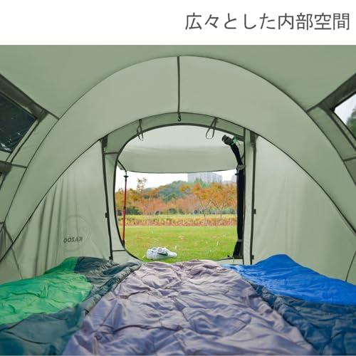 KAZOOキャンプ用自動屋外ポップアップテント防水用クイックオープニングテントキャリングバッグ付き4人用キャノピー_4