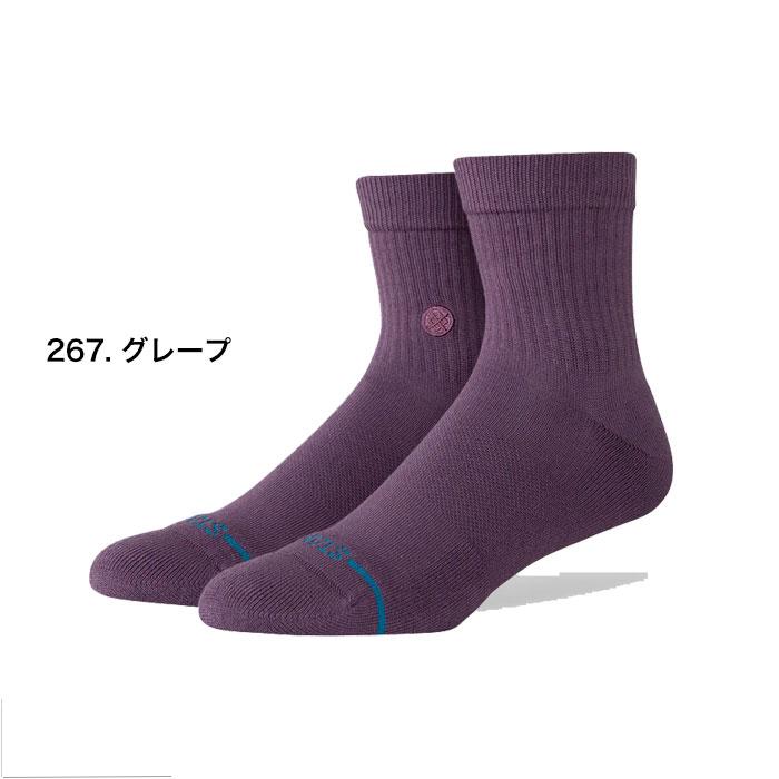【公式】フジのお歳暮・冬ギフト QTR ICON socks STANCE クルー コームド スタンスソックス 丈 レッグウェア